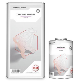 Лак універсальний R-M Premixed Clear coat C 2E10 4:1(4л) + затверджувач H 2E20 (1л) КА052429 фото